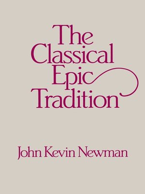 cover image of Classical Epic Tradition